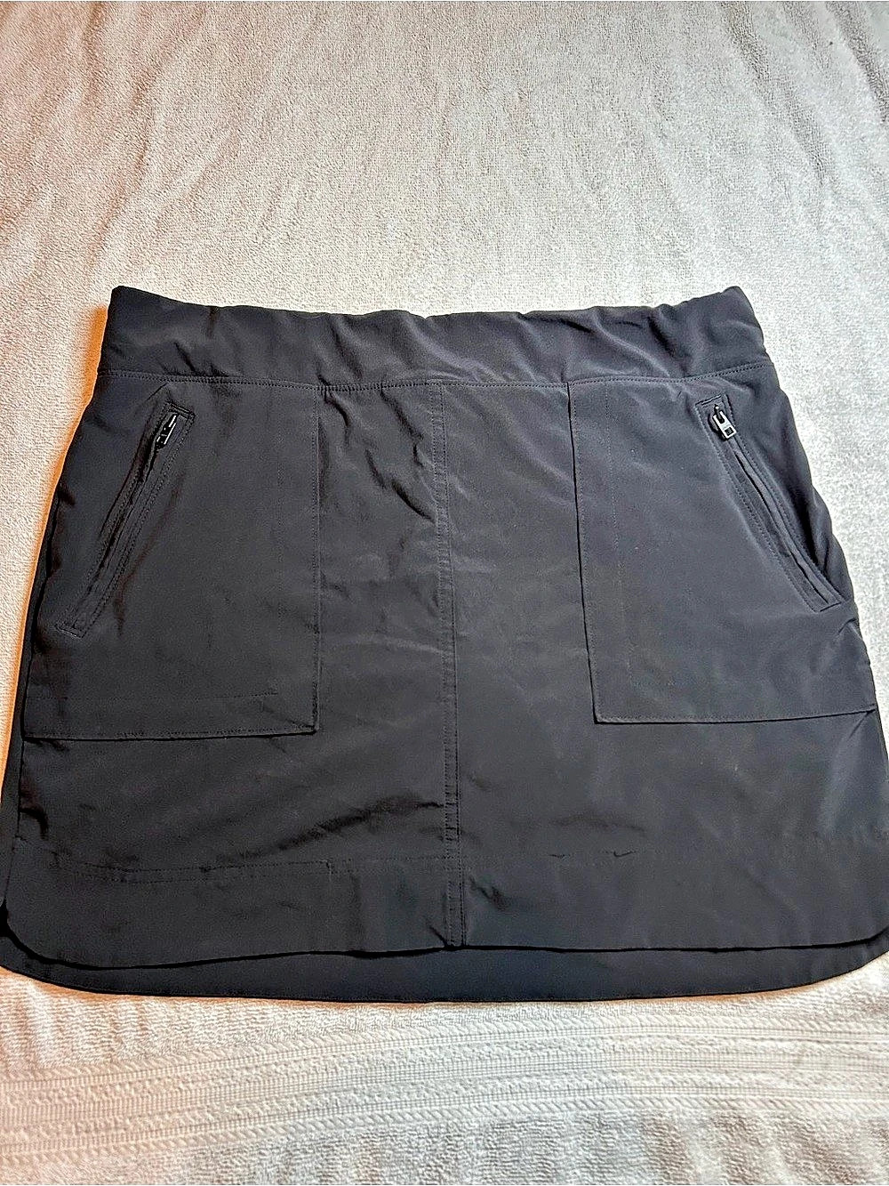Athleta Brooklyn Skort Black Mini Skirt